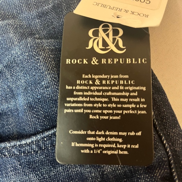 NWT - Men’s Relaxed Fit Blue Jeans / Rock & Republic - Picture 5 of 14